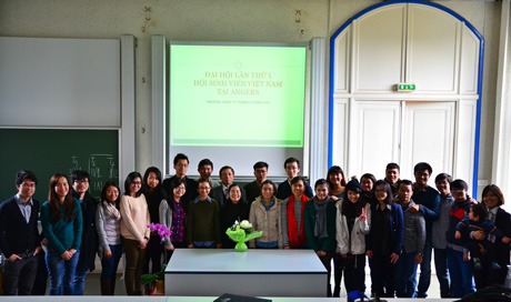Thành lập Hội Sinh viên Việt Nam tại thành phố Angers