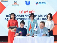 Lễ ký kết thỏa thuận hợp tác toàn diện chương trình học bổng giữa ĐH Kyungdong - Hàn Quốc và THPT Phan Đình Phùng – Hà Nội