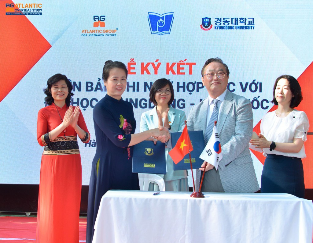 Buổi lễ ký kết giữa Kyungdong và THPT Phan Đình Phùng thành công tốt đẹp